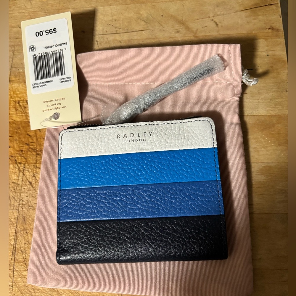RADLEY LONDON DARK BLUE SUMMER STREET WALLET NWT